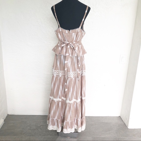 Hemant & Nandita Gurun Coverup Maxi Dress in Nude - Picture 5 of 9